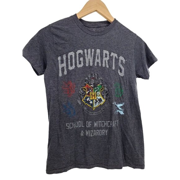 Harry Potter Hogwarts Shirt Woman's Top School of Witchcraft & Wizardry Graphic - Picture 2 of 8